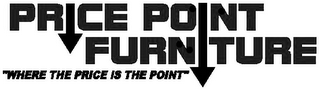 PR CE PO NT FURN TURE "WHERE THE PRICE IS THE POINT" logo