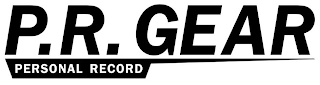P.R. GEAR PERSONAL RECORD logo