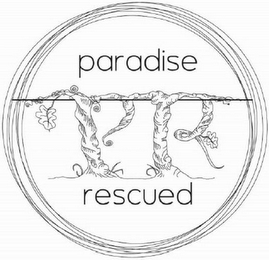 PR PARADISE RESCUED logo