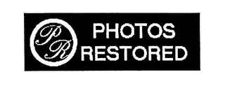 PR PHOTOS RESTORED logo