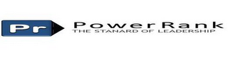 PR POWERRANK THE STANDARD OF LEADERSHIP logo