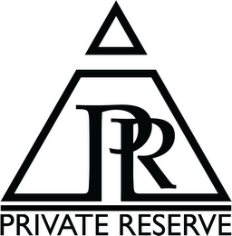 PR PRIVATE RESERVE logo