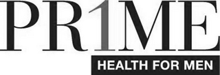 PR1ME HEALTH FOR MEN logo