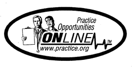 PRACTICE OPPORTUNITIES ONLINE WWW.PRACTICE.ORG logo