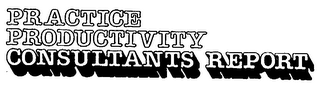 PRACTICE PRODUCTIVITY CONSULTANTS REPORT logo