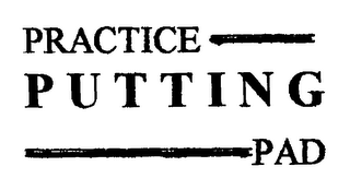 PRACTICE PUTTING PAD logo