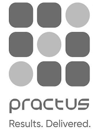 PRACTUS RESULTS. DELIVERED. logo