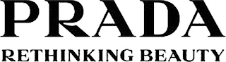 PRADA RETHINKING BEAUTY logo