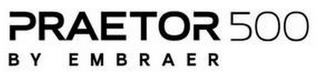 PRAETOR 500 BY EMBRAER logo