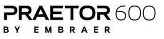 PRAETOR 600 BY EMBRAER logo
