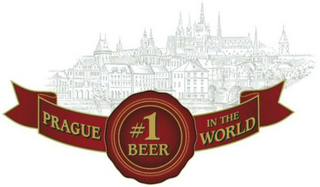 PRAGUE # 1 BEER IN THE WORLD logo