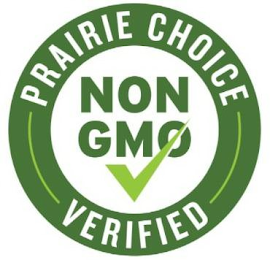 PRAIRIE CHOICE VERIFIED NON GMO logo