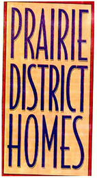PRAIRIE DISTRICT HOMES logo