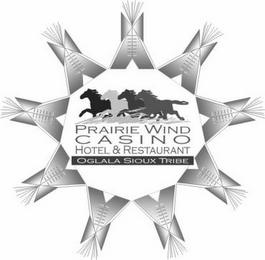 PRAIRIE WIND CASINO HOTEL & RESTAURANT OGLALA SIOUX TRIBE logo