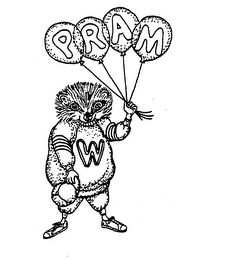 PRAM W logo