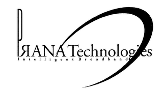 PRANA TECHNOLOGIES INTELLIGENT BROADBAND logo
