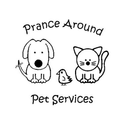 PRANCE AROUND PET SERVICES logo
