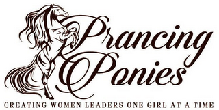 PRANCING PONIES CREATING WOMEN LEADERS ONE GIRL AT A TIME logo