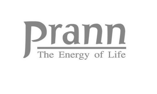 PRANN THE ENERGY OF LIFE logo
