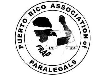 PRAP 1999 PUERTO RICO ASSOCIATION OF PARALEGALS logo