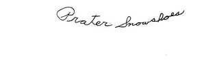 PRATER SNOWSHOES logo