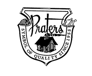 PRATERS SYMBOL OF QUALITY SINCE 1955 logo