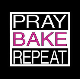 PRAY BAKE REPEAT logo