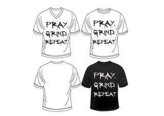 PRAY GRIND REPEAT logo