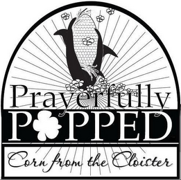 PRAYERFULLY POPPED CORN FROM THE CLOISTER logo