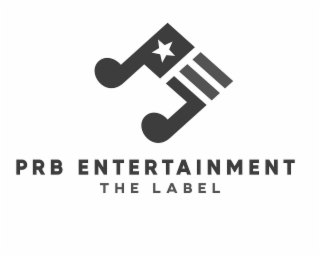 PRB ENTERTAINMENT THE LABEL logo
