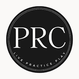 PRC LIVE · PRACTICE · PLAY logo