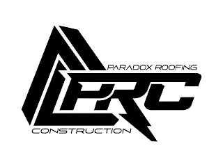 PRC PARADOX ROOFING CONSTRUCTION logo
