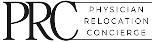 PRC PHYSICIAN RELOCATION CONCIERGE logo