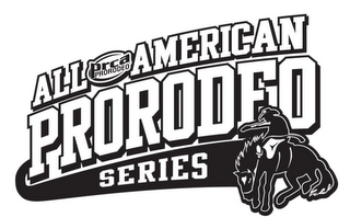 PRCA PRORODEO ALL AMERICAN PRORODEO SERIES logo