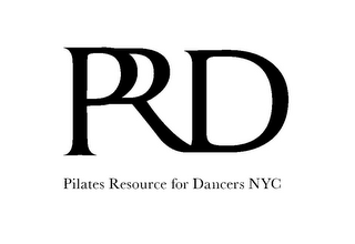 PRD PILATES RESOURCE FOR DANCERS NYC logo