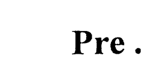 PRE. logo