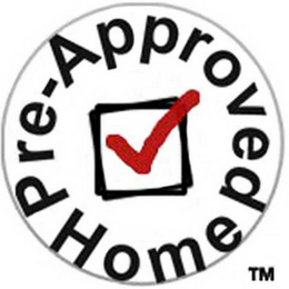 PRE-APPROVED HOME logo