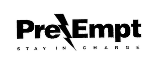 PRE EMPT STAY IN CHARGE logo