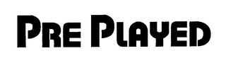 PRE PLAYED logo