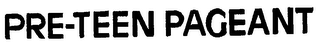 PRE-TEEN PAGEANT logo