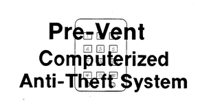 PRE-VENT COMPUTERIZED ANTI-THEFT SYSTEM logo