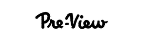 PRE-VIEW logo