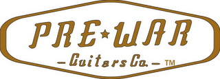 PRE-WAR GUITARS CO. logo