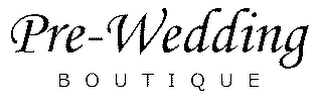 PRE-WEDDING BOUTIQUE logo