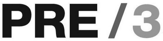 PRE/3 logo