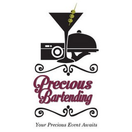 PRECIOUS BARTENDING YOUR PRECIOUS EVENT AWAITS logo