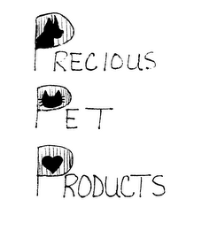 PRECIOUS, PET. PRODUCTS logo