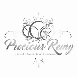 PRECIOUS REMY IT IS NOT A TREND, ITS AN INVESTMENT logo