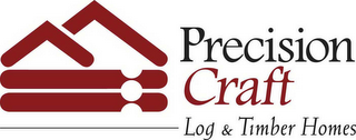 PRECISION CRAFT LOG & TIMBER HOMES logo