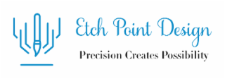 PRECISION CREATES POSSIBILITY ETCH POINT DESIGN logo